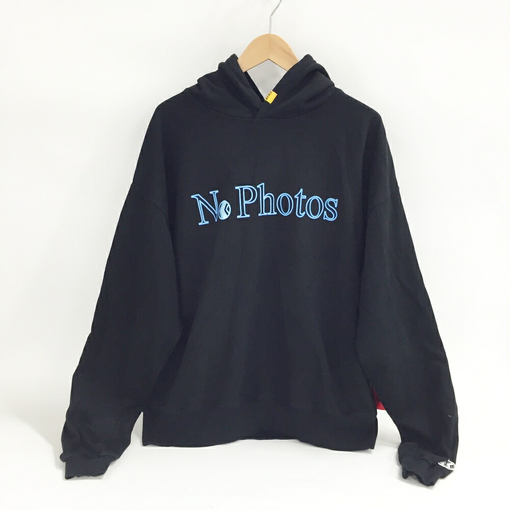 #FR2×NERDUNIT(エフアールツー×ナードユニット)スウェットプルオーバーパーカーサイズ：Lカラー：ブラック【中古】【126 ストリート】【鈴鹿 併売】【126-260227-06OS】