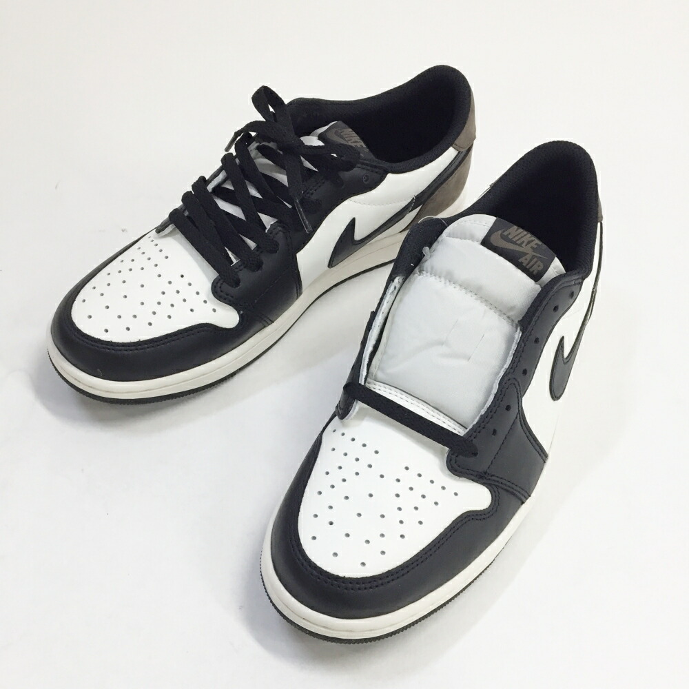 NIKE(ナイキ)AIR JORDAN 1 RETRO LOW OG/エア ジョーダン 1 レトロ ロー オージー/CZ0790-102サイズ：10.5(28.5cm)カラー：セイル/ブラック/ダークモカ【中古】【139 スニーカー】【鈴鹿 併売】【139-260312-06OS】