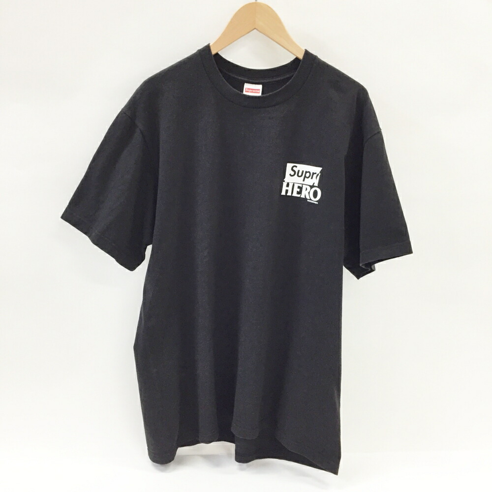 Supreme×ANTIHERO(シュプリーム×アンタイヒーロー) Dog Tee/ドッグ Tシャツ サイズ：L カラー：ブラック 【中古】【126 ストリート】 【鈴鹿 併売】【126-260403-01OS】