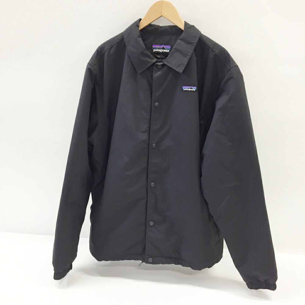 Patagonia(パタゴニア) Lined Isthmus Coaches Jacket ラインド イスマス コーチズジャケット/20415FA24 サイズ：L カラー：ブラック 【中古】【128 アメカジ】 【鈴鹿 併売】【128-260406-04OS】