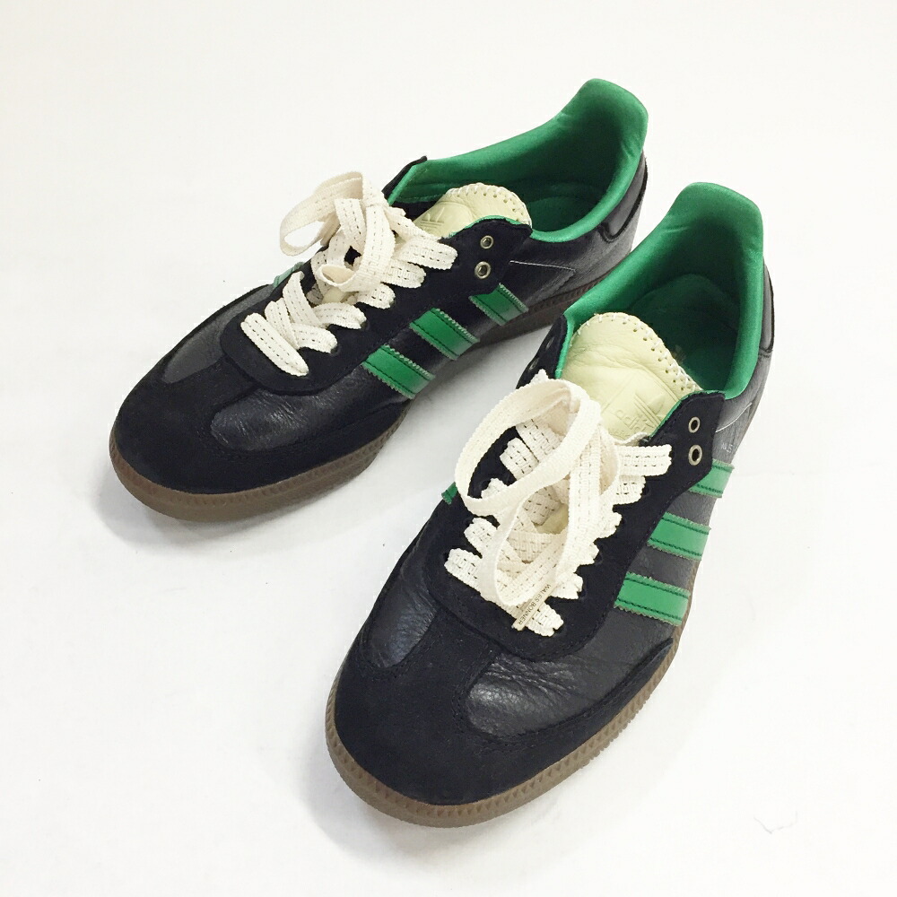 adidas×Wales Bonner(アディダス×ウェールズボナー)Samba サンバ/S42590サイズ:8.5(26.5cm)カラー:ブラック・グリーン【中古】【139 スニーカー】【鈴鹿 併売】【139-260410-02OS】|フーリエ 店