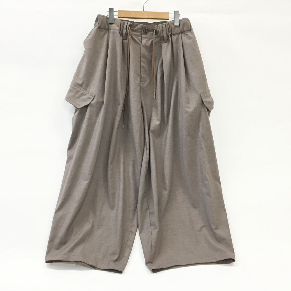 嘆茶ドローストリングパンツサイズ：-カラー：ベージュ【中古】【125 DM】【鈴鹿 併売】【125-260417-03OS】