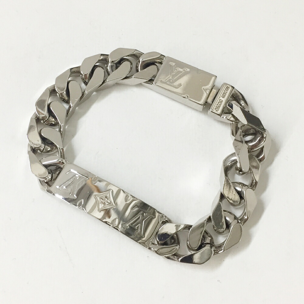 LOUIS VUITTON(ルイヴィトン )チェーン店腕輪/M62486大いさ：色合い：しろがね色【中古】【148 SPブランド名】【鈴鹿 併売】【148-260608-02os】