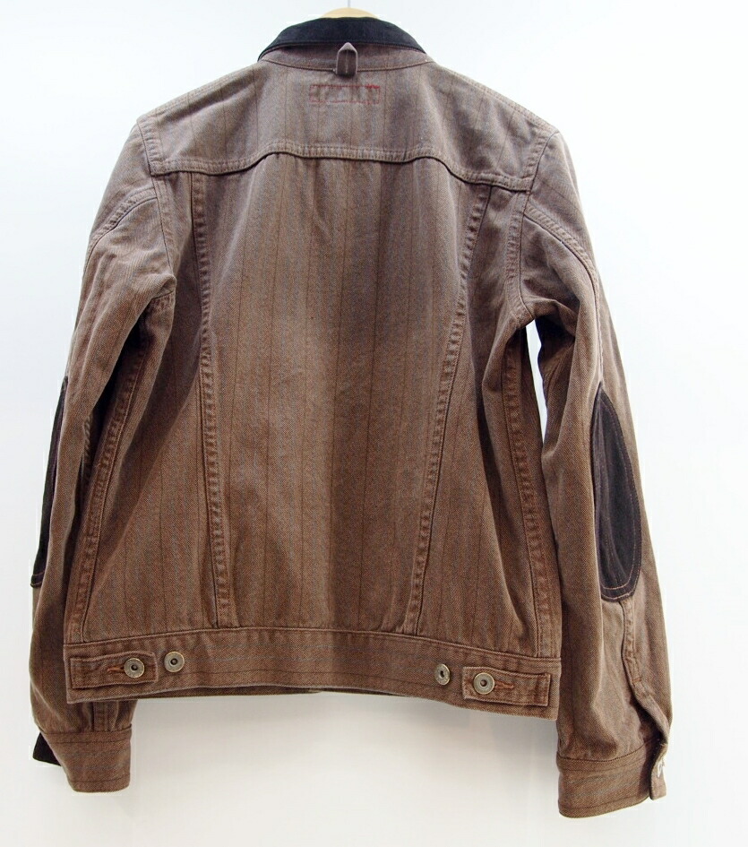 levis brown denim jacket