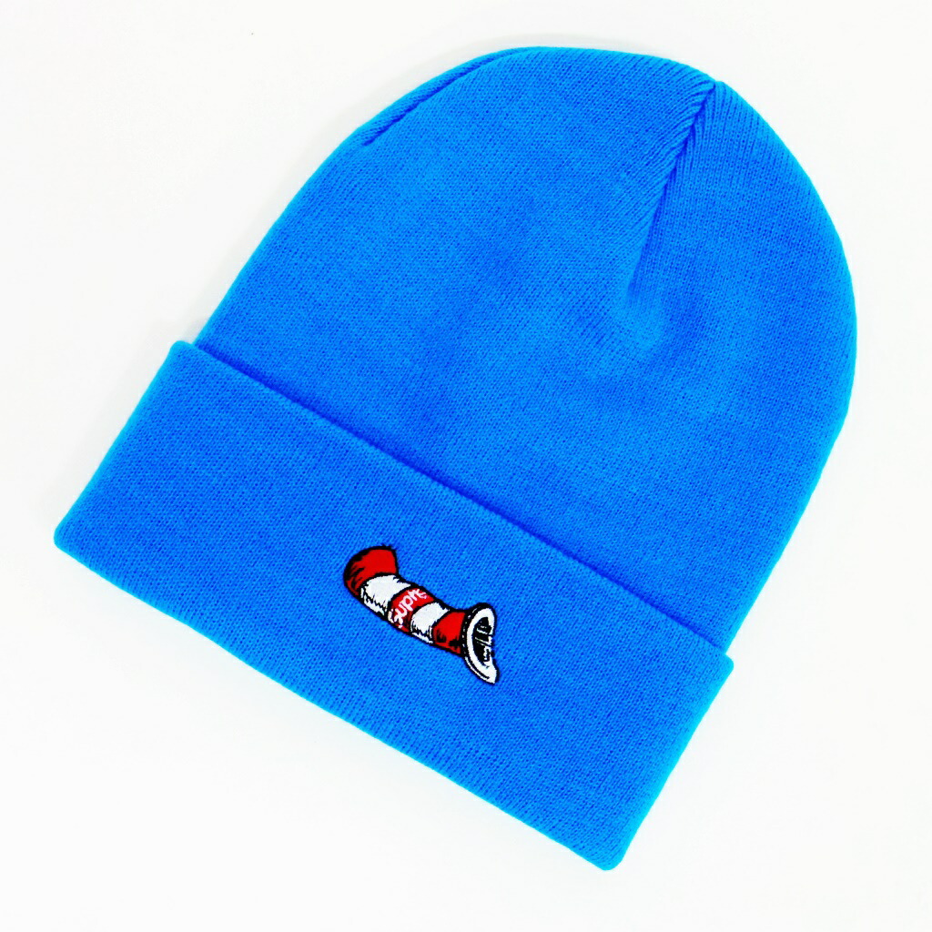 supreme cat in the hat beanie