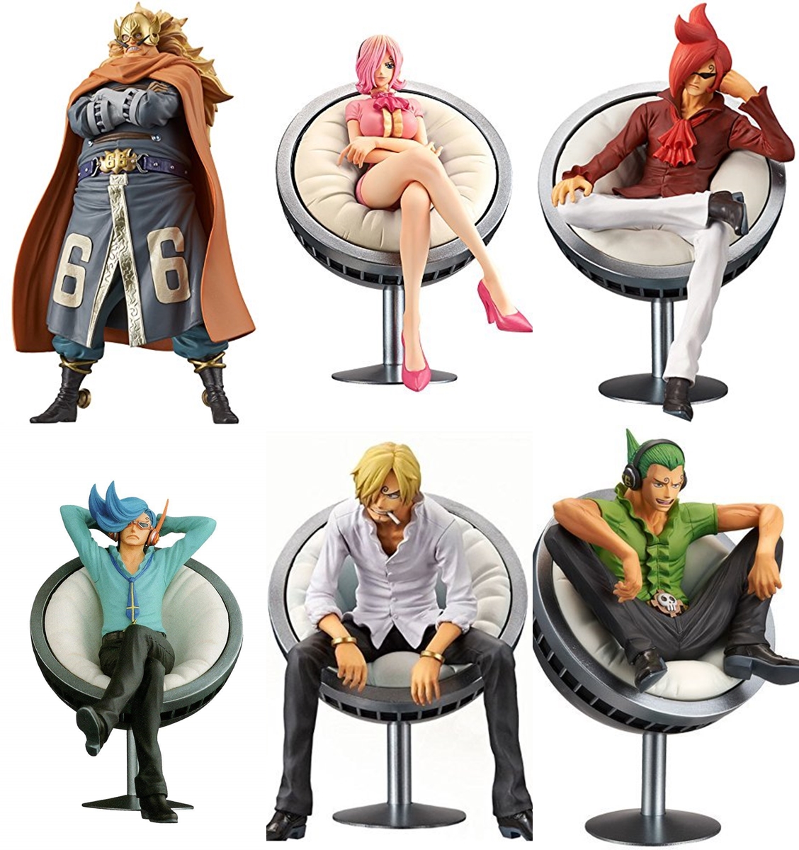 楽天市場 One Piece ワンピース Dxf The Grandline Series Vinsmoke Family ヴィンスモーク ファミリー 全6種セット 中古 ワンピースフィギュア 鈴鹿 併売品 063 03as フーリエ 楽天市場店