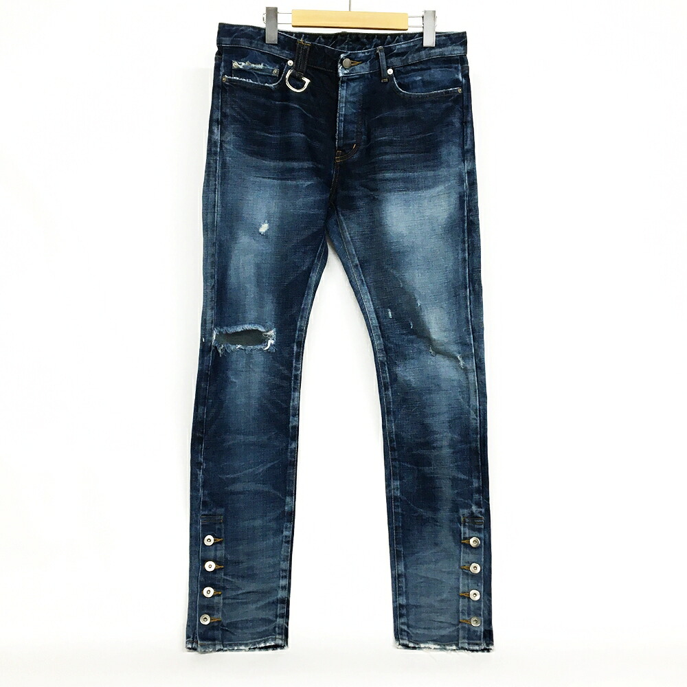 PATRIOT　パトリオット　 ダメージ加工 デニムパンツ サイズ：30 カラー：ブルー系 【中古-可】【126 ストリート】 【鈴鹿 併売】【126-230914-01LS】