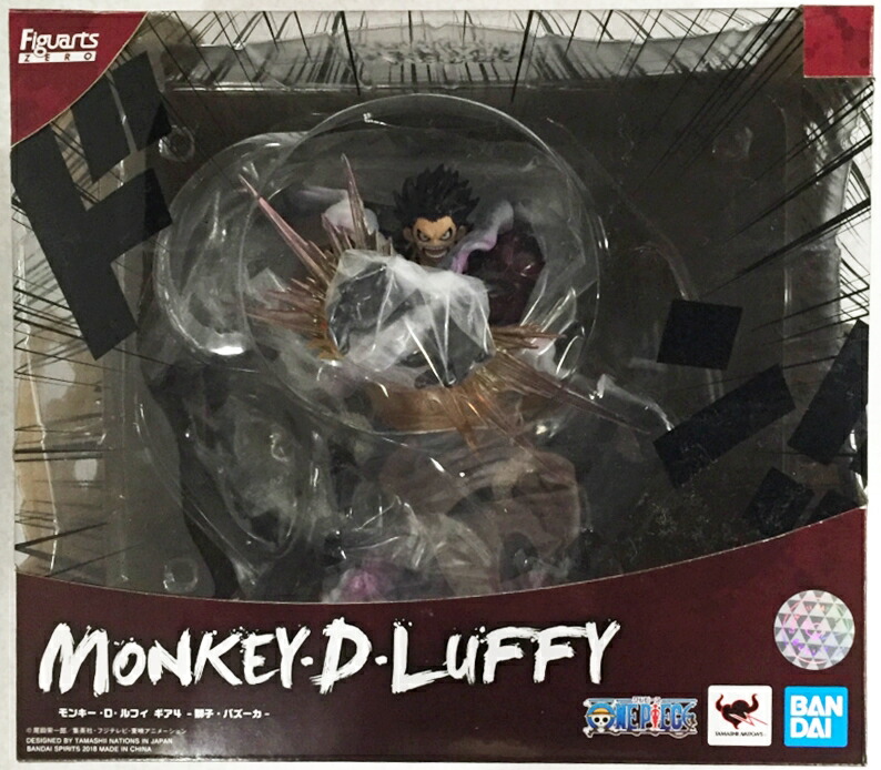 楽天市場 未開封 フィギュアーツzero One Piece モンキー D ルフィ ギア4 獅子 バズーカ 約180mm Abs Pvc製 塗装済み完成品フィギュア 中古 ワンピースフィギュア 鈴鹿 併売品 063 1216 02js フーリエ 楽天市場店