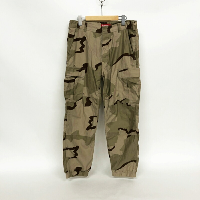 最安値に挑戦 Supreme シュプリーム カモフラカーゴパンツ サイズ 32 カラー ベージュ 中古 126 ストリート 鈴鹿 併売品 126 0714 02ss 数量は多 Hillcrestcare Org