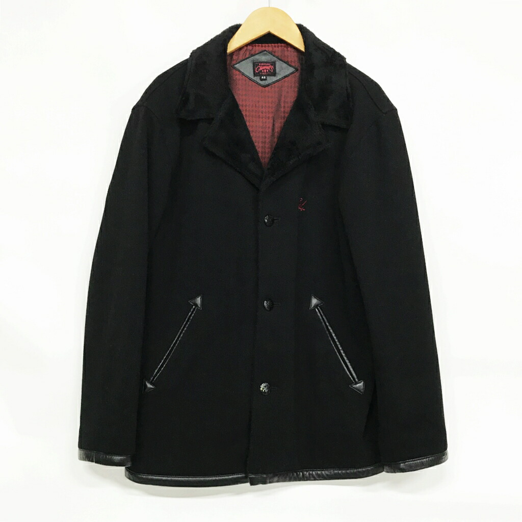 メンズファッション コート ジャケット 爆売り Flathead フラットヘッド Pコート サイズ 42 カラー ブラック 中古 128 アメカジ 鈴鹿 併売品 128 01ss Beachsidecliniccr Com