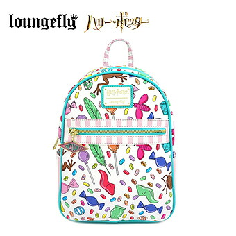 【未使用】Loungefly x ハリーポッター ハニーデューク キャンディプリント ミニバックパック Loungefly x Harry Potter Honeydukes Candy Printed Mini Backpack 【中古】【ぬいぐるみ・おもちゃ】 【鈴鹿 併売品】【067-220502-01GS】