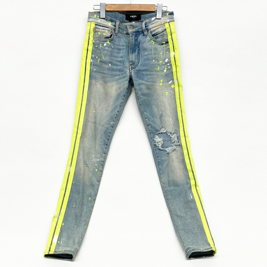 Amiri サイドラインパンツ サイズ S 楽天市場】アミリ AMIRI メンズ パンツ ボトムス デニム サイドライン
