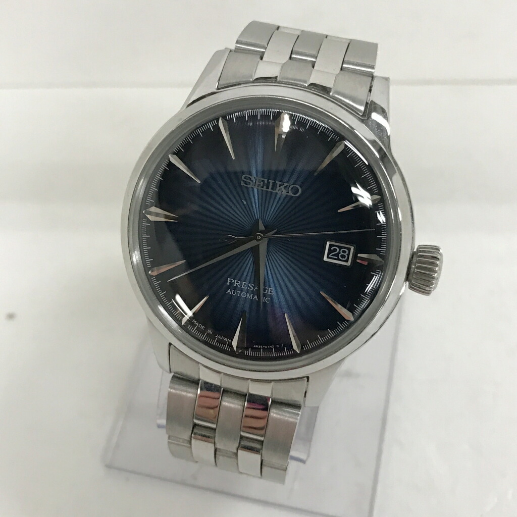 楽天市場】セイコー プレサージュ 4R35-00C0 メンズ 腕時計 SS/レザー