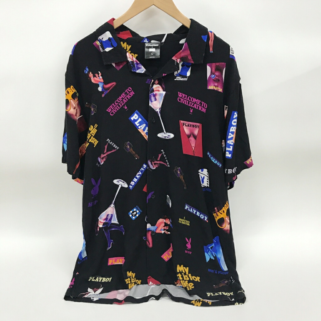 楽天市場】HUF ハフ 半袖 シャツ、ブラウス Shirt, Blouse 黒豹