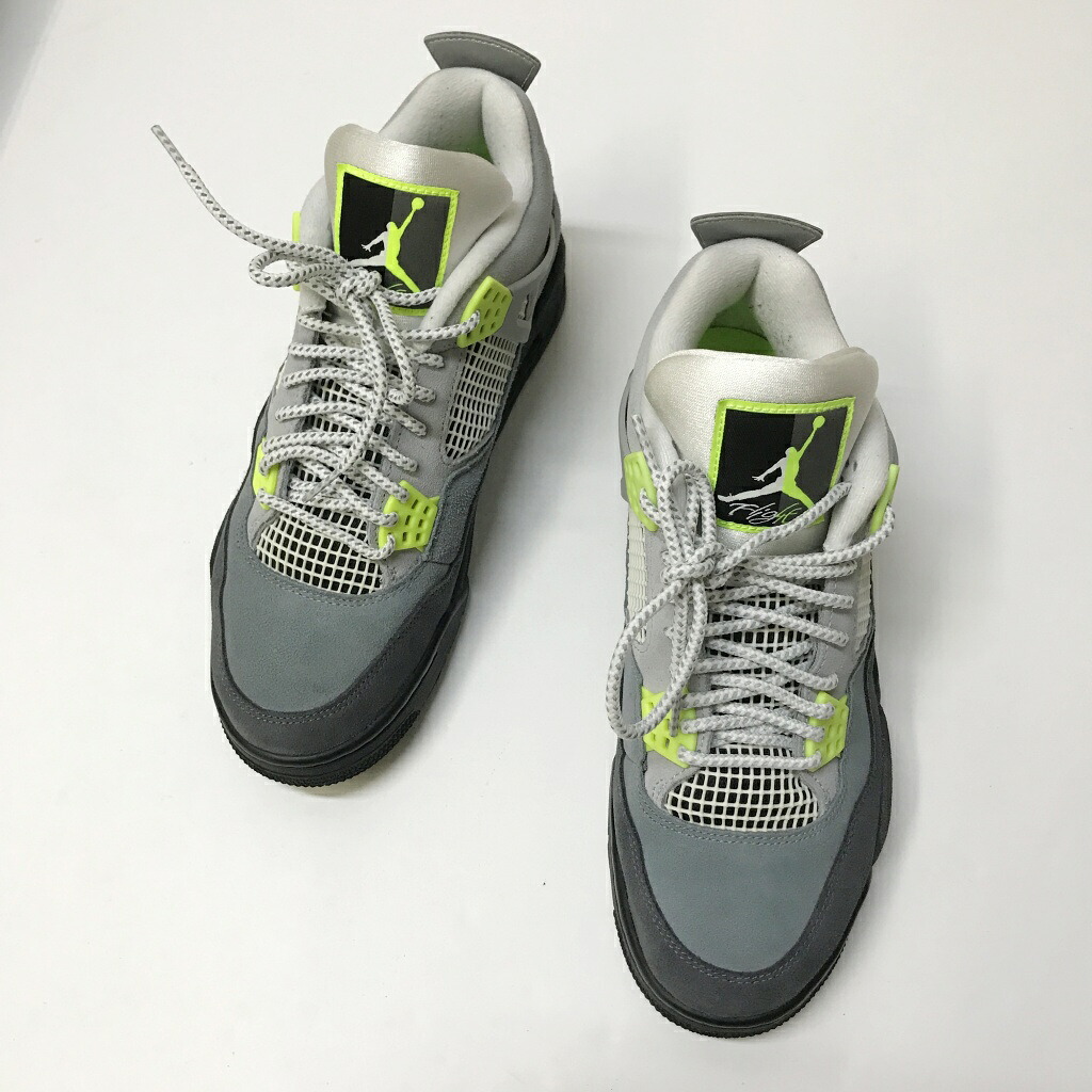 NIKE(ナイキ)AIR JORDAN 4 RETRO LE NEON CT5342 007サイズ:28.0カラー:グレー/イエロー【中古】【139 スニーカー】【鈴鹿 併売】【139-250514-05NS】|フーリエ 店