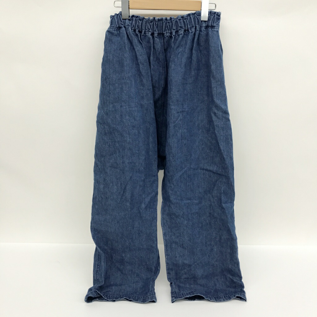 ⑦ イチ アンティークス 琴平炊きリネン サルエルパンツ チャコールグレー ichi Antiquités 琴平炊きリネンサルエルパンツ | リーラアンド