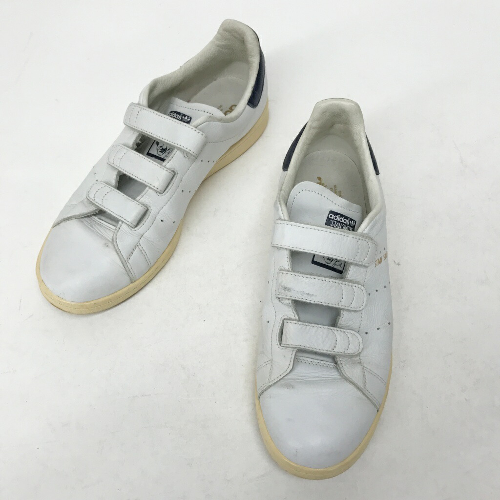 adidas(アディダス) STAN SMITH CF　AQ3192 サイズ：27.5 カラー：ホワイト/ネイビー 【中古】【139 スニーカー】 【鈴鹿 併売】【139-250820-10NS】