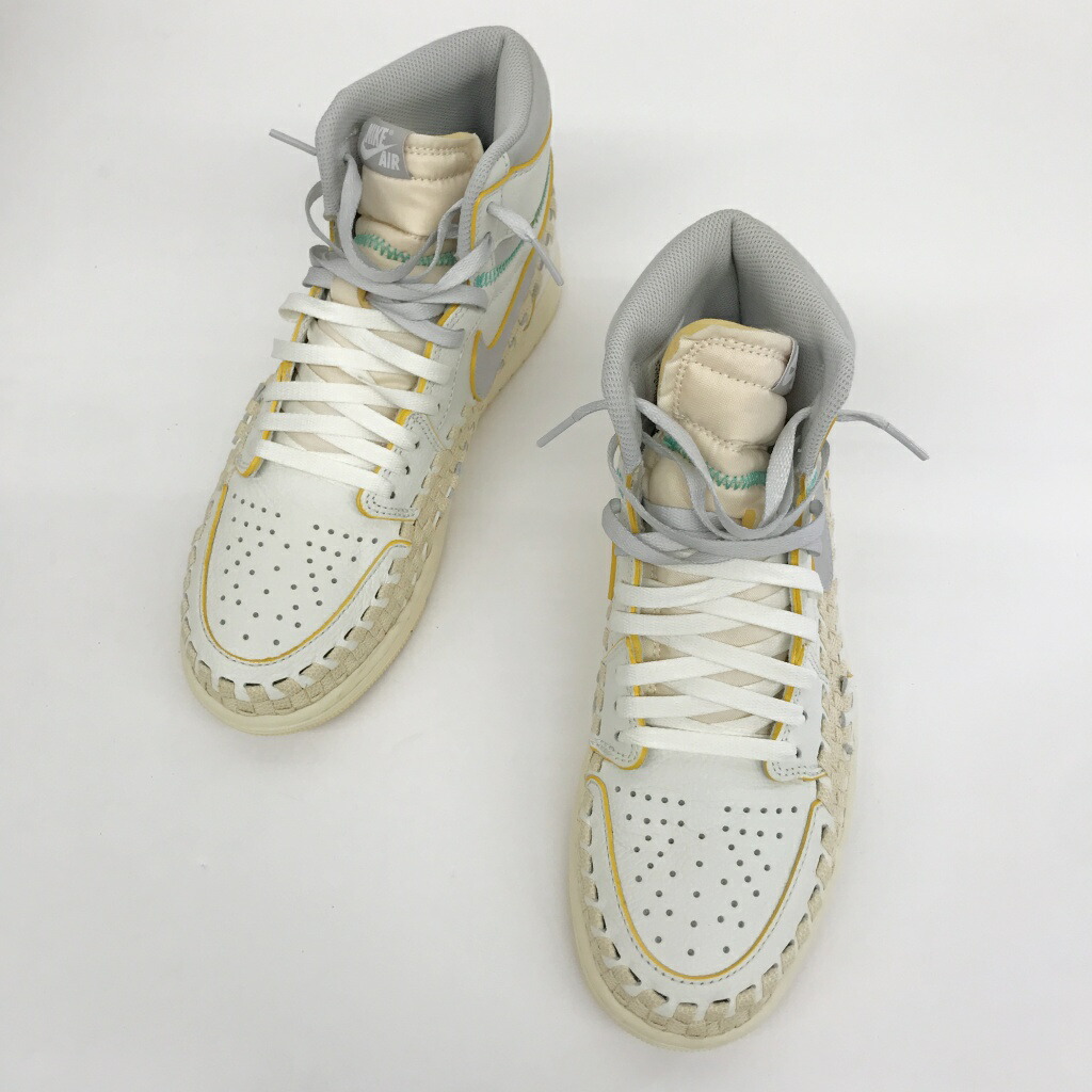 NIKE(ナイキ)×UNION(ユニオン) AIR JORDAN 1 HIGH　BEPHIES BEAUTY SUPPLY 　SUMMER 96　 FD2565-100 サイズ：27.5 カラー：ホワイト系 【中古】【139 スニーカー】 【鈴鹿 併売】【139-250827-03NS】
