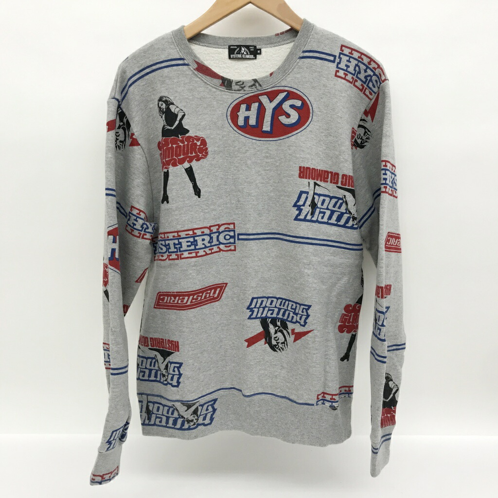 Hysteric Glamour ヒステリックグラマー　スウェット Mサイズ Amazon.co.jp: [HYSTERIC GLAMOUR] （ヒステリックグラマー