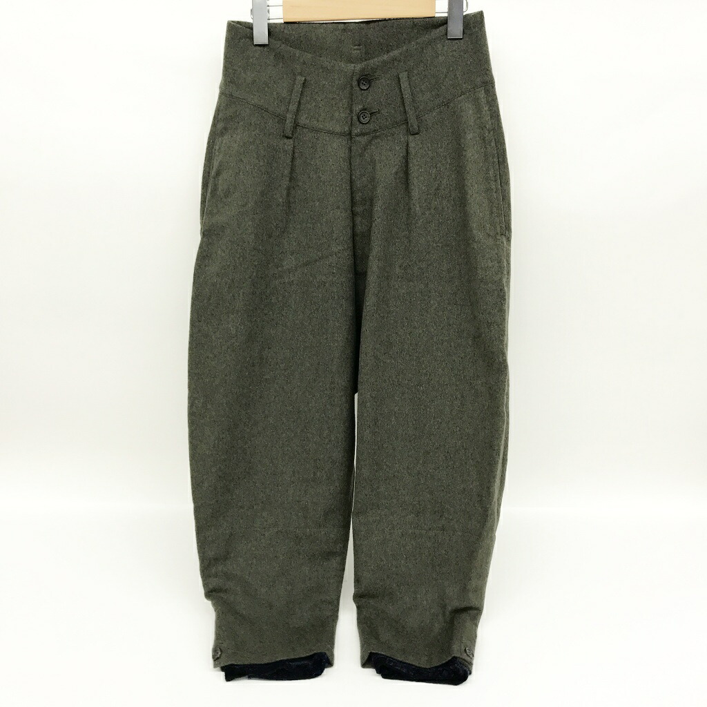 LIMI feu(リミフゥ)ウールパンツサイズ：不明カラー：グリーン系【中古】【132 レディーストップス】【鈴鹿 併売】【132-250919-08NS】