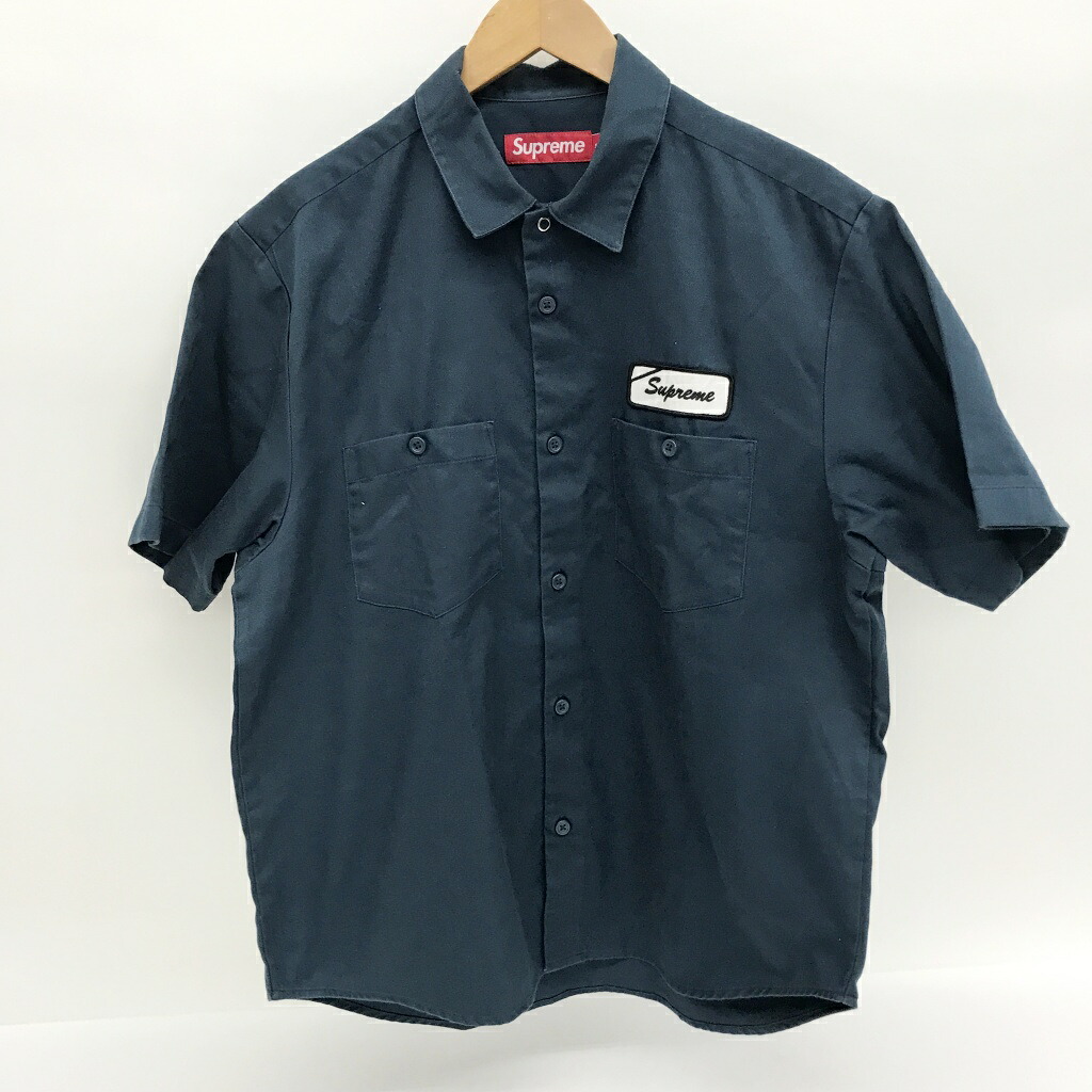 Supreme(シュプリーム)Bitch S/S Work Shirt サイズ:Sカラー:グリーン系【中古】【126 ストリート】【鈴鹿 併売】【126-251010-09NS】|フーリエ 店