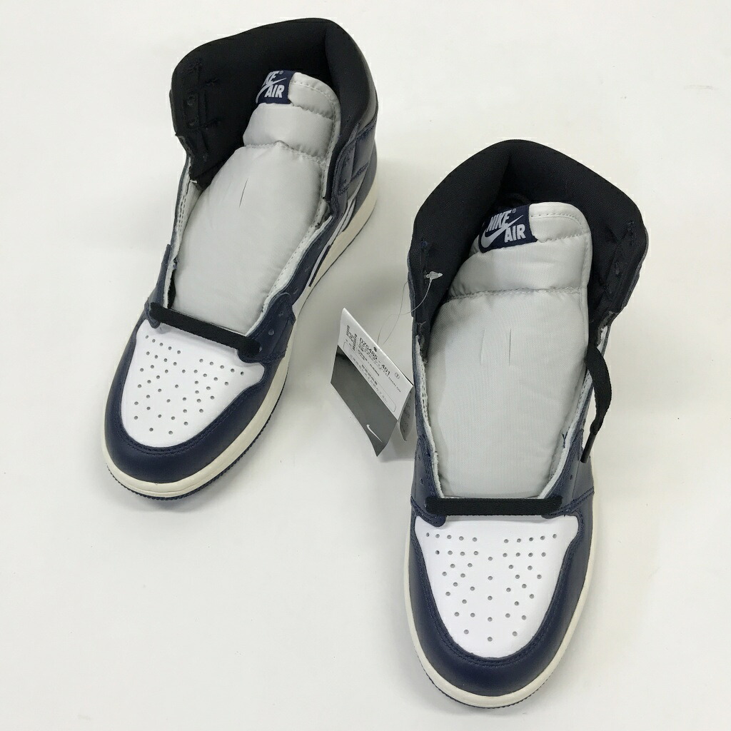 NIKE(ナイキ)AIR JORDAN 1 HIGH OG DZ5485-401大きさ：26.5色つや：MIDNIGHT NAVY/BLACK/WHITE/SAIL【中古】【139 スニーカー】【鈴鹿 併売】【139-251118-09NS】