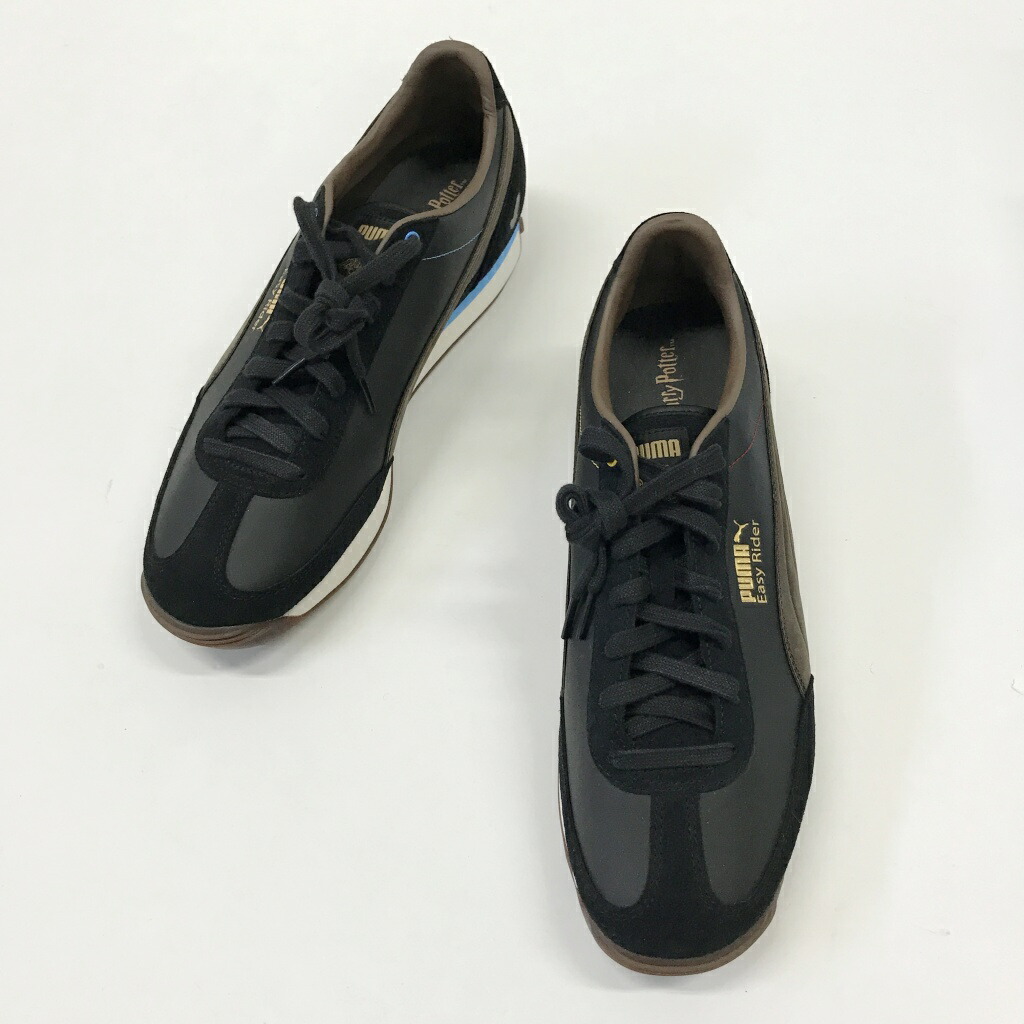 PUMA(プーマ)×HARRY POTTER(ハリーポッター) EASY RIDER HARRY POTTER　401208-01 サイズ：29.5 カラー：ブラック/ブラウン 【中古】【139 スニーカー】 【鈴鹿 併売】【139-251202-02NS】