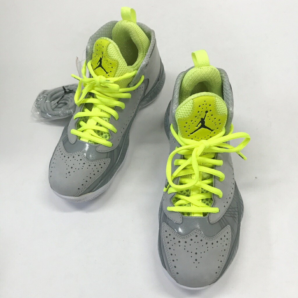 NIKE(ナイキ) AIR JORDAN　2012　484654-001 サイズ：25.5 カラー：グレー/イエロー 【中古】【139 スニーカー】 【鈴鹿 併売】【139-260209-04NS】