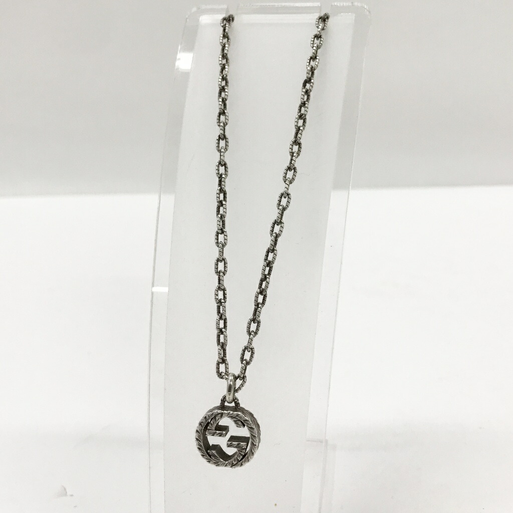 GUCCI(グッチ) インターロッキング　ネックレス サイズ： カラー：シルバー 【中古】【148 SPブランド】 【鈴鹿 併売】【148-260210-06NS】
