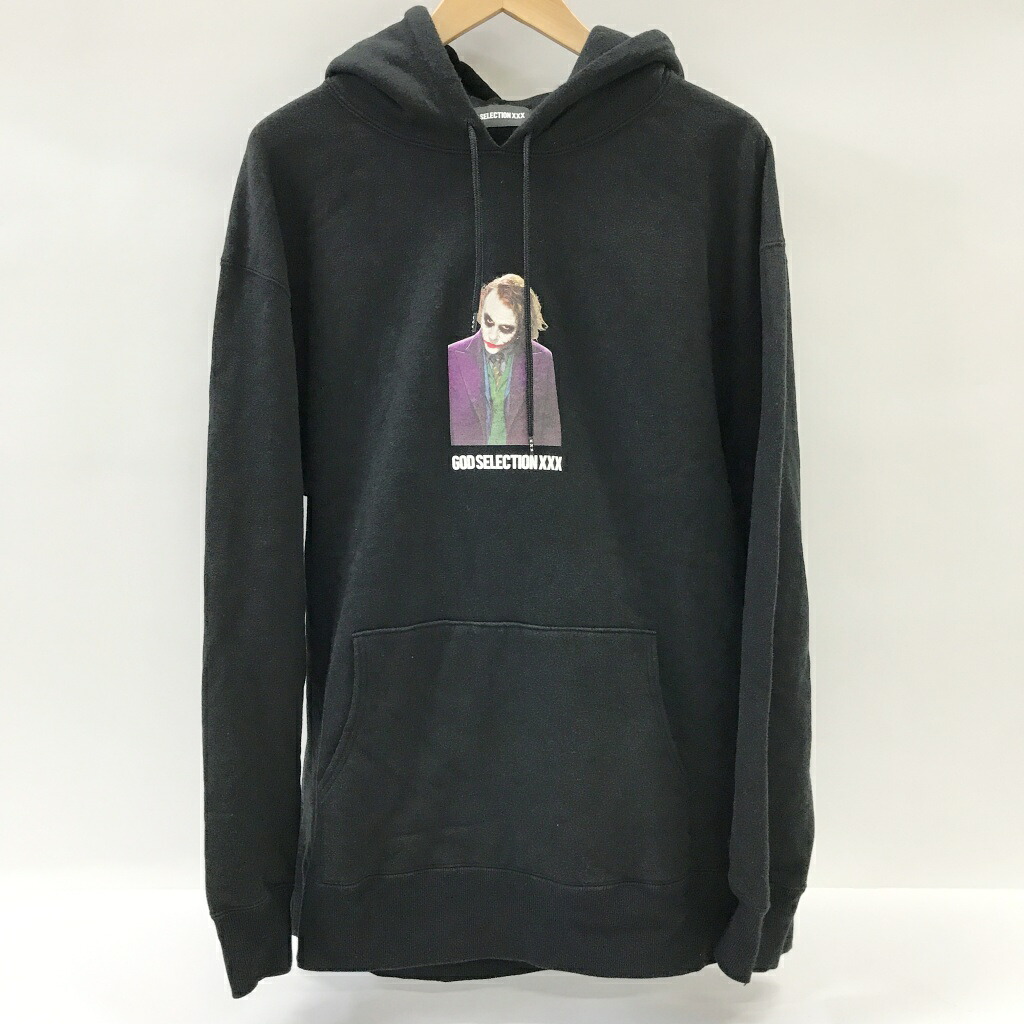 GOD SELECTION XXX (ゴッド セレクション トリプルエックス) THE DARK KNIGHT HOODIE　 サイズ：XL カラー：ブラック 【中古】【126 ストリート】 【鈴鹿 併売】【126-260218-08NS】