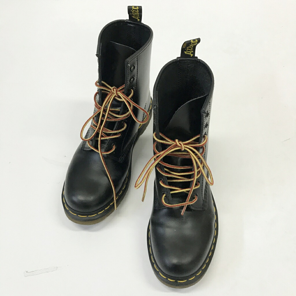 Dr.Martens(お医者さんマーチン)8大広間ブーツ 大きさ：EU39色つや：黒いこと【中古】【140 余分の物靴】【鈴鹿 併売】【140-260317-09NS】