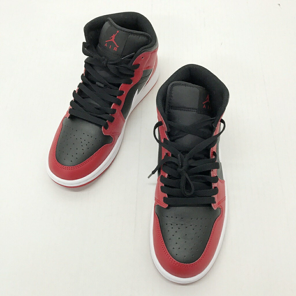 NIKE(ナイキ) AIR JORDAN 1 MID　DQ8426-061 サイズ：26 カラー：ブラック/ジムレッド/ホワイト 【中古】【139 スニーカー】 【鈴鹿 併売】【139-260323-06NS】