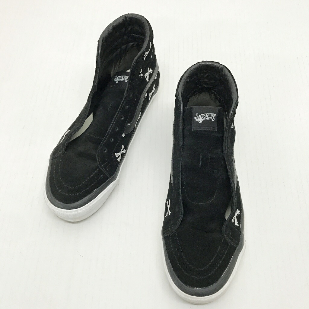 VANS(バンズ)×WTAPS(ダブルタップス)クロスボーン SK8 HI大きさ：28.0色つや：黒いこと【中古】【139 スニーカー】【鈴鹿 併売】【139-260324-05NS】