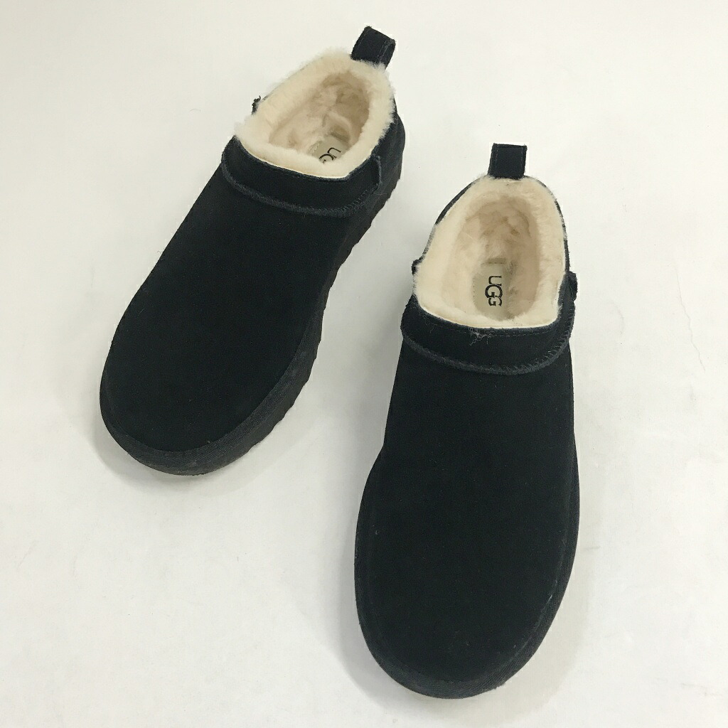 UGG(アグ) Classic Micro　1173891　 サイズ：25 カラー：ブラック 【中古】【132 レディーストップス】 【鈴鹿 併売】【132-260327-04NS】