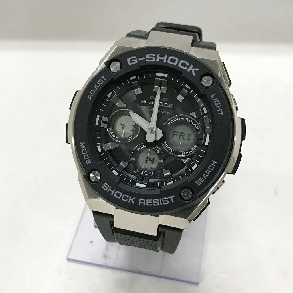CASIO(カシオ) GST-W300G　腕時計 サイズ： カラー：ブラック/シルバー 【中古】【141 時計】 【鈴鹿 併売】【141-260403-01NS】