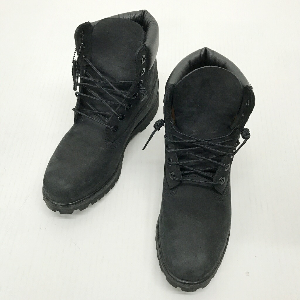 Timberland(ティンバーランド) 6インチ プレミアム ウォータープルーフ ブーツ サイズ：27 カラー：ブラック 【中古】【140 その他靴】 【鈴鹿 併売】【140-260406-09NS】