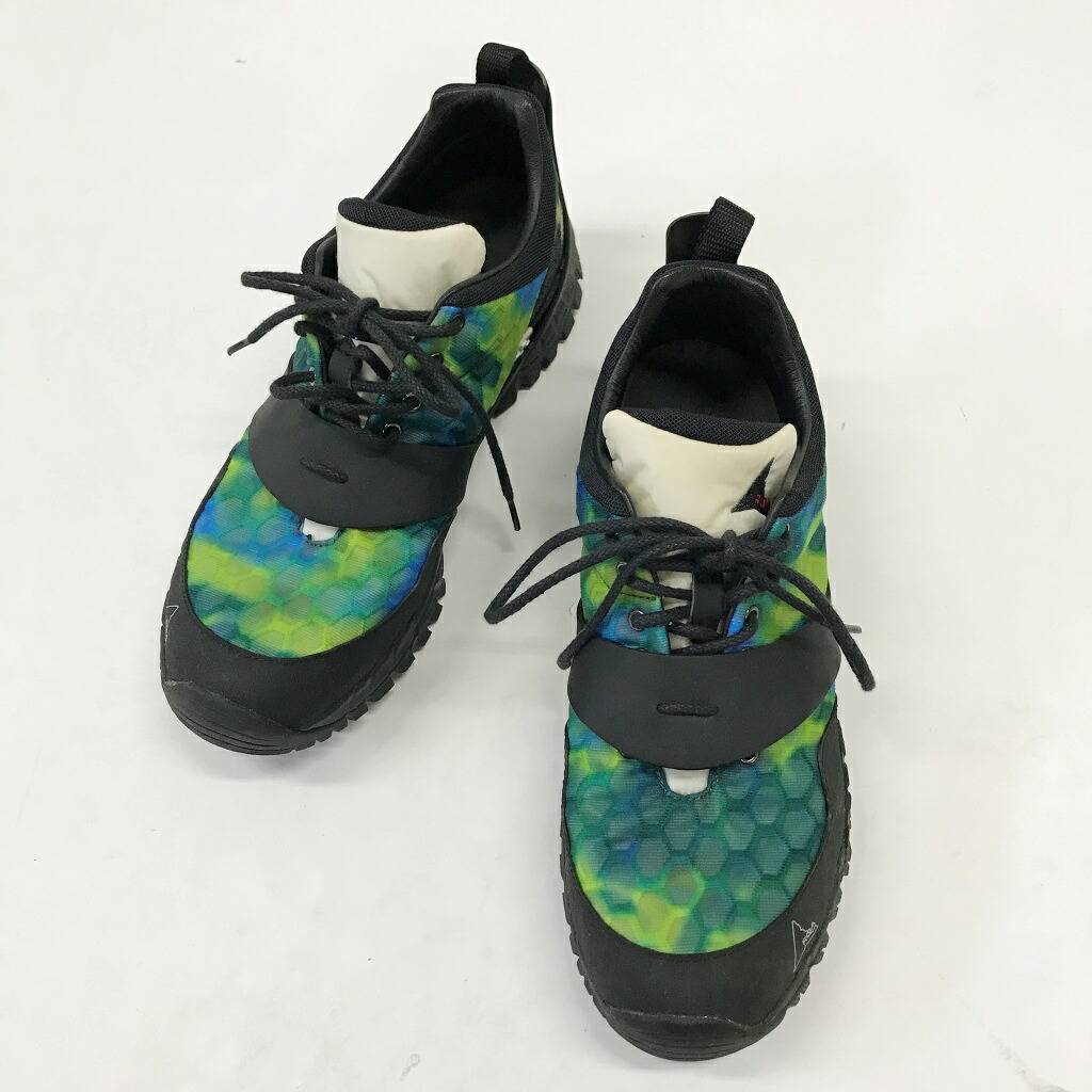 ROA(ロア)OBLIQUE 503　タイダイ スニーカーサイズ：EU43カラー：グリーン/ブルー/ブラック【中古】【139 スニーカー】【鈴鹿 併売】【139-260415-02NS】｜フーリエ　店