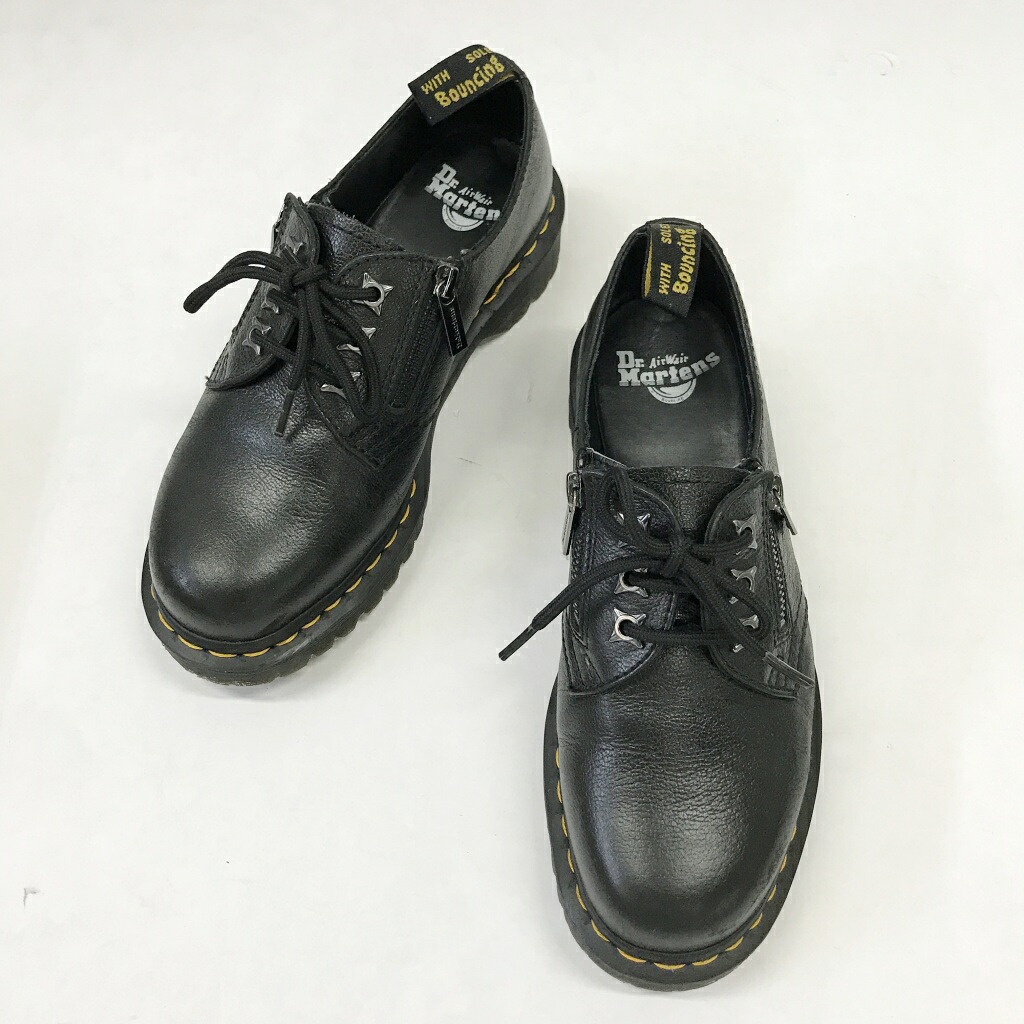 Dr.Martens(お医者さんマーチン)3広座敷 1461 ZIP大きさ：EU41色つや：黒いこと【中古】【140 余分の物靴】【鈴鹿 併売】【140-260529-02NS】