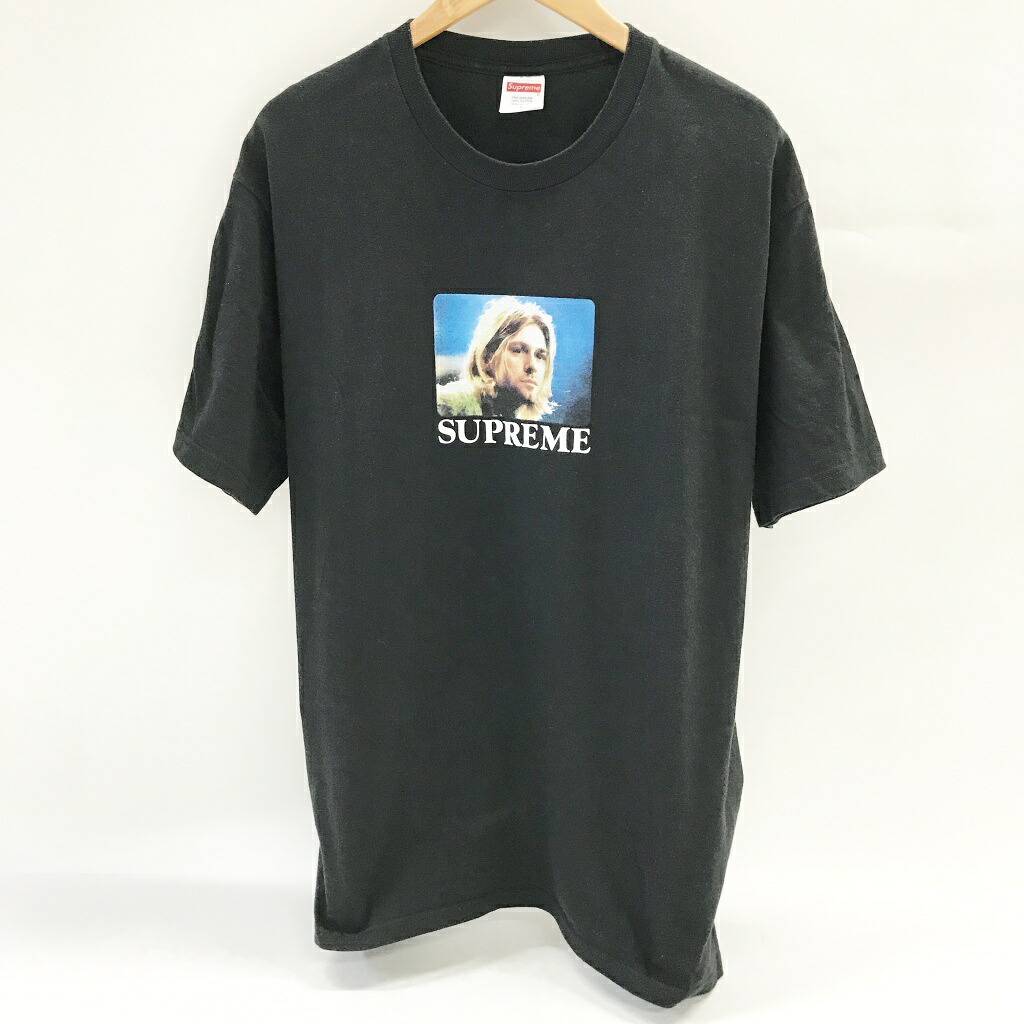 Supreme(シュプリーム)Kurt Cobain Tee大いさ：L色合い：黒いこと【中古】【126 表どおり】【鈴鹿 併売】【126-260602-03NS】
