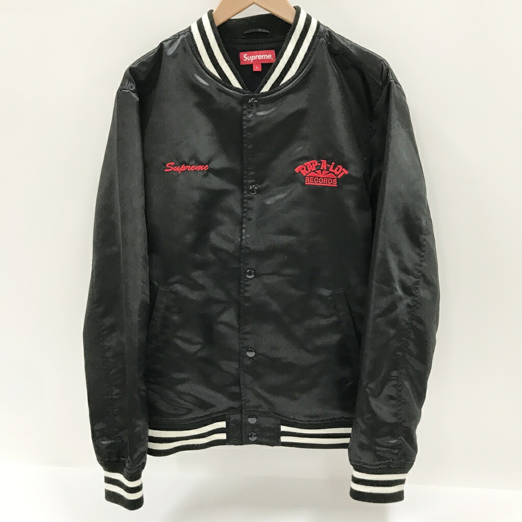 Supreme(シュプリーム)Rap-A-Lot Record Satin Club Jacketサイズ:Lカラー:ブラック【中古】【126 ストリート】【鈴鹿 併売】【126-260701-10NS】|フーリエ 店