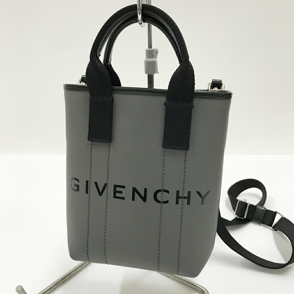 GIVENCHY(ジバンシィ)G-ESSENTIALS トートバッグサイズ:カラー:グレー/ブラック【中古】【148 SPブランド】【鈴鹿 併売】【148-260706-02NS】|フーリエ 店