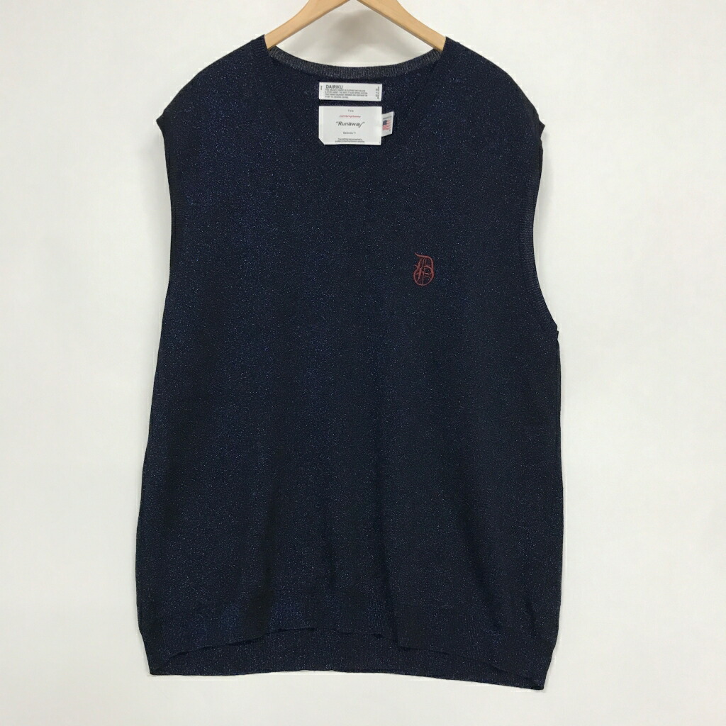 楽天市場】DAIRIKU ダイリク 24SS Hawaii Zip Up Knit Vest