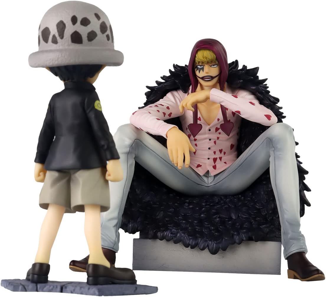 【未開封】MEGAHOUSE ワンピース - コラソン&ロー スタチュー エクセレントモデル Li. Ed. P.O.P. 【中古】【063　ワンピース】 【鈴鹿 併売】【063-241014-01JS】
