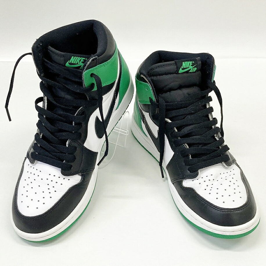 NIKE(ナイキ) AIR JORDAN 1 RETRO HIGH OG エアジョーダン 1 レトロ ハイ オリジナル DZ5485-031 サイズ：28cm カラー：グリーン・ブラック・ホワイト 【中古】【139 スニーカー】 【鈴鹿 併売】【139-260223-02BS】
