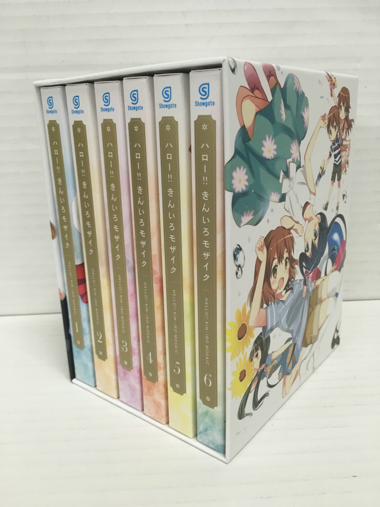 楽天市場 Blu Ray ハロー きんいろモザイク 全６巻セット 中古 アニメdvd 鈴鹿 併売品 ys フーリエ 楽天市場店