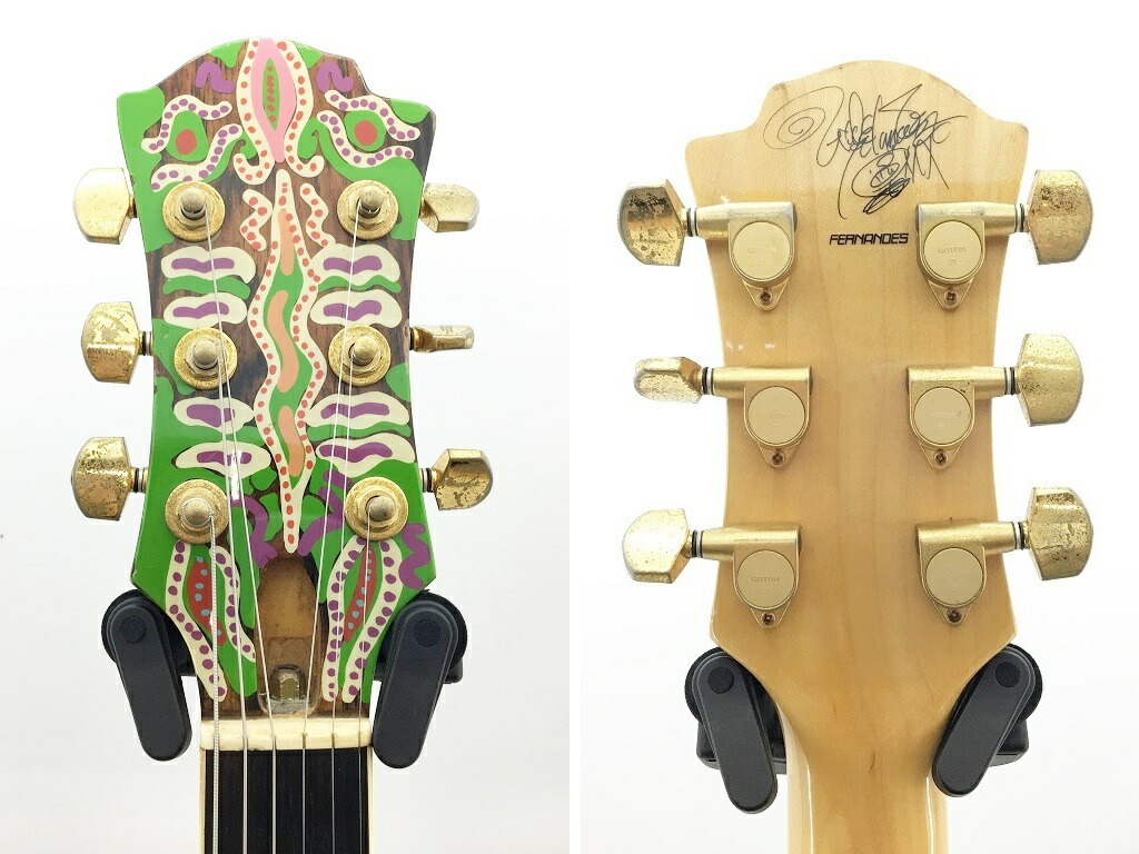 楽天市場 Fernandes Burny Mg 145x X Japan Hide Model サイケデリックペイント 中古 楽器本体 鈴鹿 併売品 092 02hs フーリエ 楽天市場店
