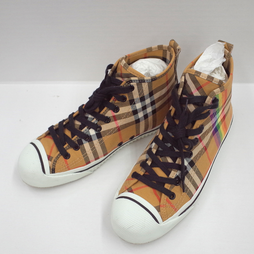 burberry high top sneakers