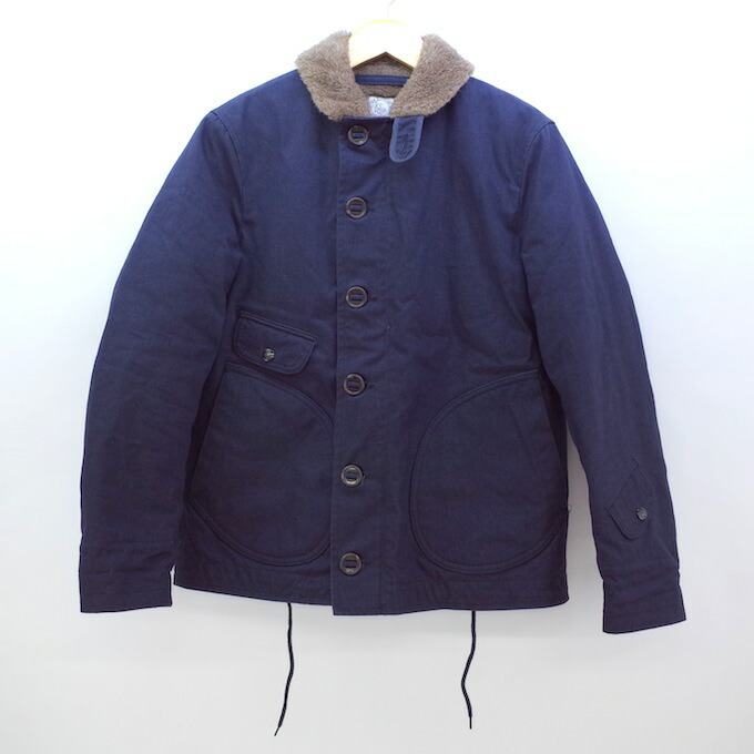 楽天市場 Kaptain Sunshine Beams Plus キャプテン サンシャイン ビームス N 1 デッキジャケット Size S Navy ネイビー 紺 ウール ボア 別注 中古 アメカジ 四日市 併売品 128 181013 02mh フーリエ 楽天市場店