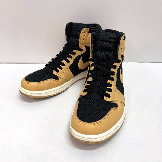NIKE AIR JORDAN 1 RETRO HIGH OG ナイキ エア ジョーダン 1 レトロ ハイ オリジナル 555088-202　バケッタ タン/ブラック-セイル　サイズ：28.5cm 【中古】【139 スニーカー】 【四日市 併売品】【139-240516-03SH】