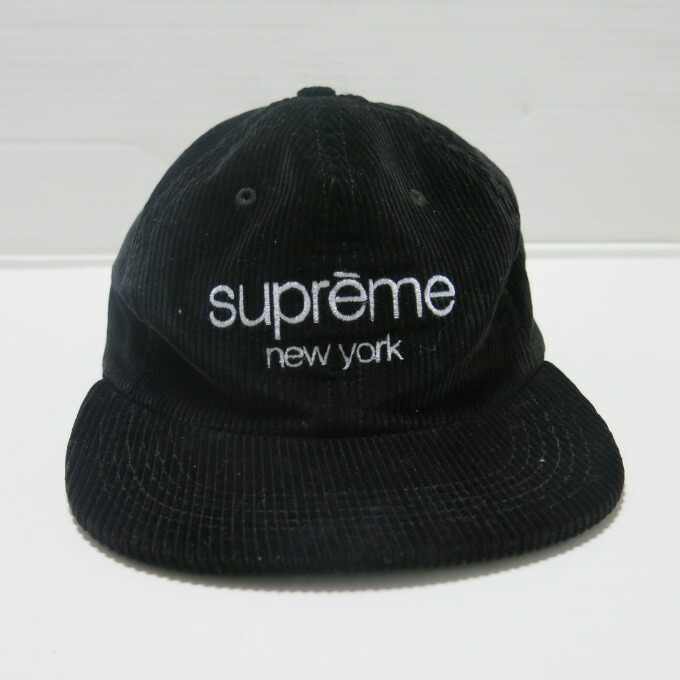 楽天市場 Supreme 15ss Corduroy Classic Logo 6 Panel シュプリーム コーデュロイ クラシックロゴ 6パネル キャップ ブラック 中古 その他帽子 四日市 併売品 136 180425 11ush フーリエ 楽天市場店